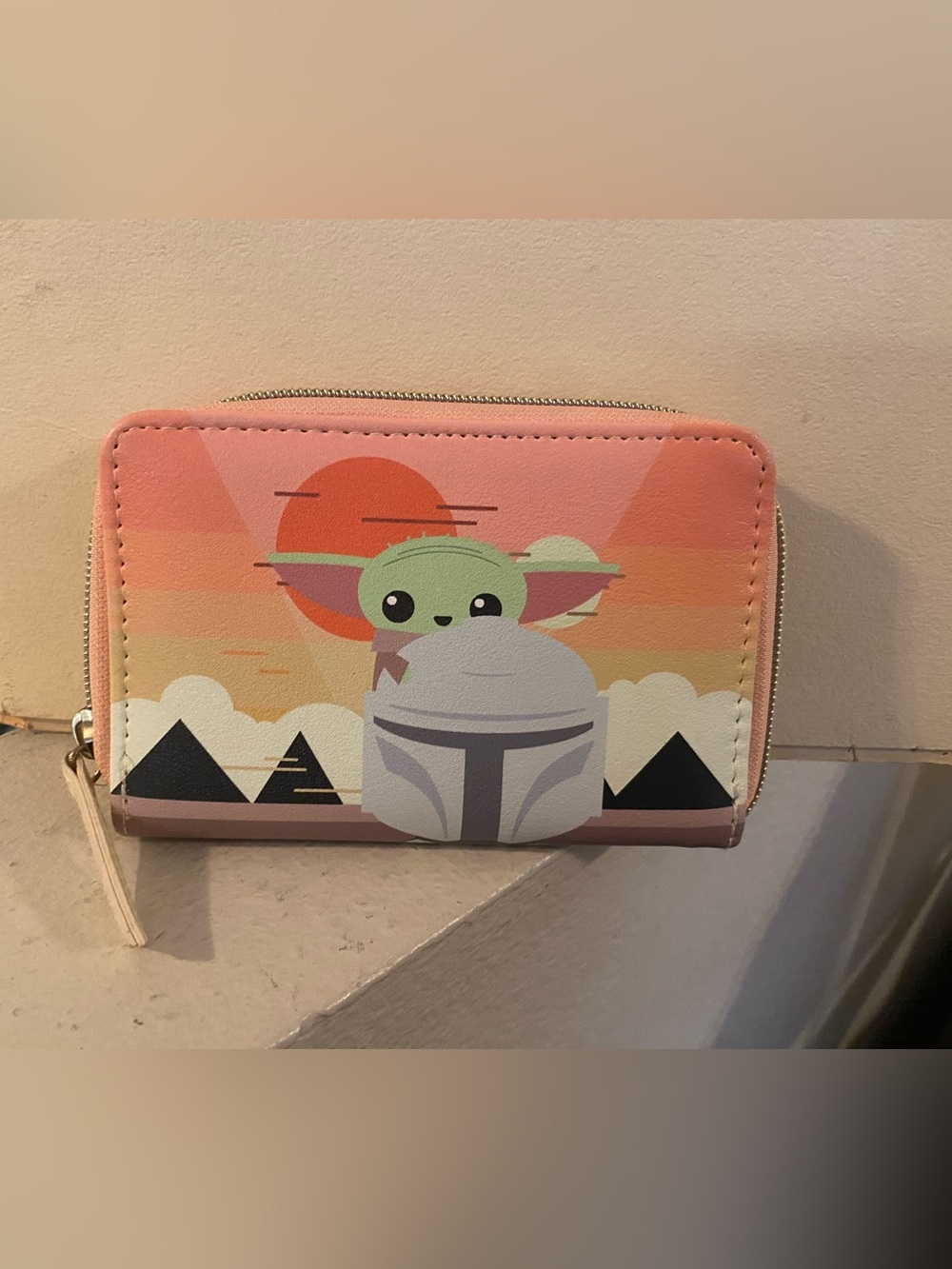 Dani by Danielle Nicole Star Wars Baby Yoda Wallet.
